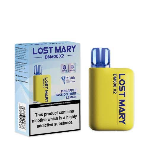 Lost Mary DM600 X2 Disposable Vape Box of 10 - #Simbavapeswholesale#