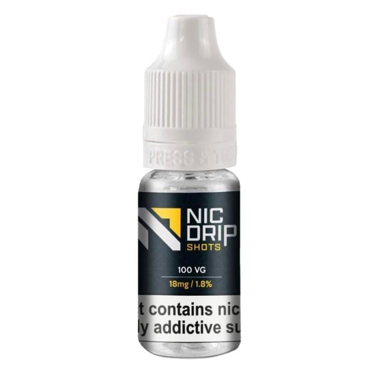 NIC DRIP - 100VG - 18MG - NICOTINE SHOT - cobravapes