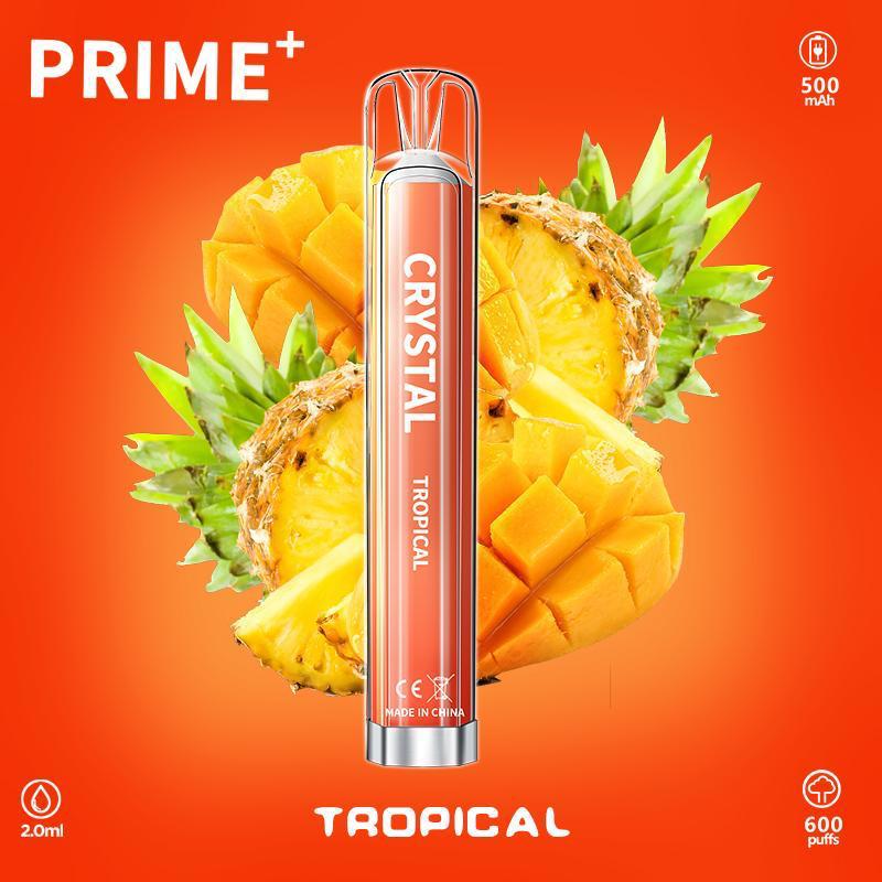 Pime Crystal Bar 600 Disposable Vape Pod Box of 10 vapeclubuk.co.uk