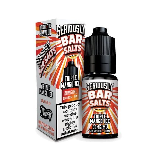 Seriously Bar Salt 10ml E-liquids Nic Salts - Box of 10 - cobravapes