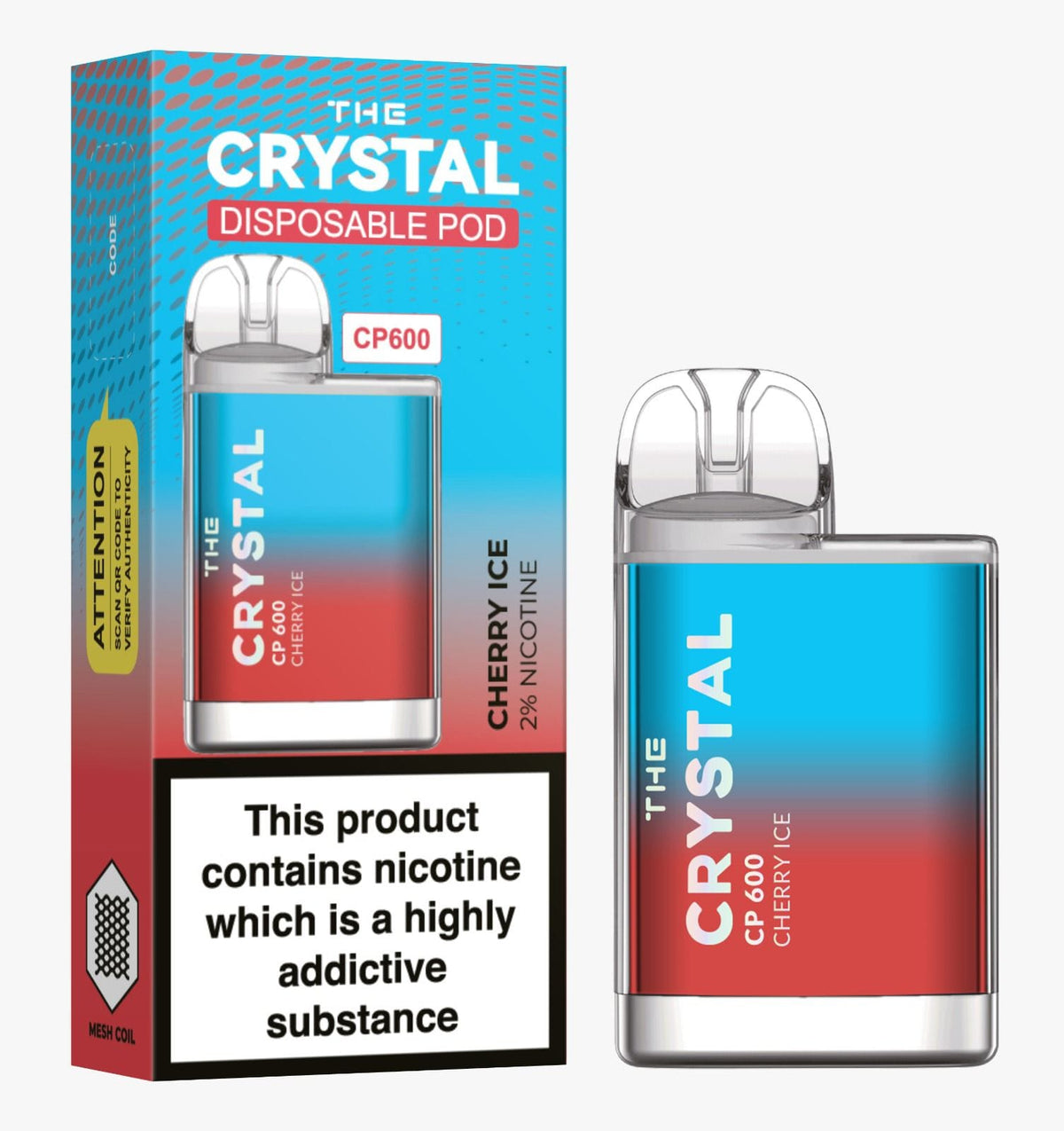 The Crystal CP600 Puffs Disposable Vape