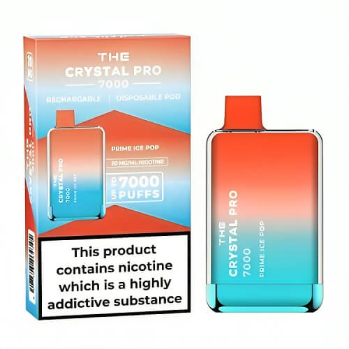 The Crystal Pro 7000 Disposable Vape Puff Pod Box of 10 vapeclubuk.co.uk