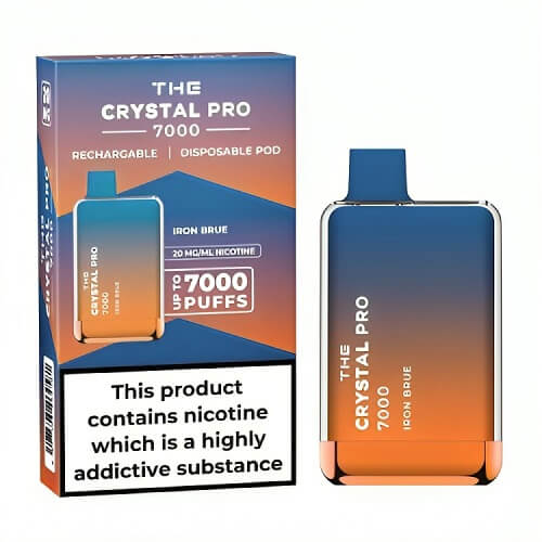 The Crystal Pro 7000 Disposable Vape Puff Pod Box of 10 vapeclubuk.co.uk