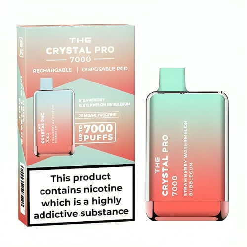 The Crystal Pro 7000 Disposable Vape Puff Pod Box of 10 vapeclubuk.co.uk