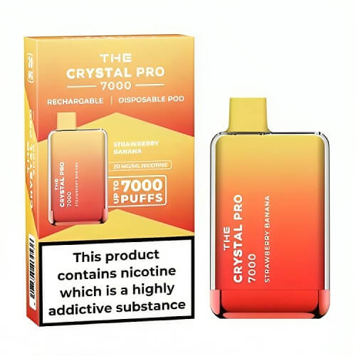 The Crystal Pro 7000 Disposable Vape Puff Pod Box of 10 vapeclubuk.co.uk