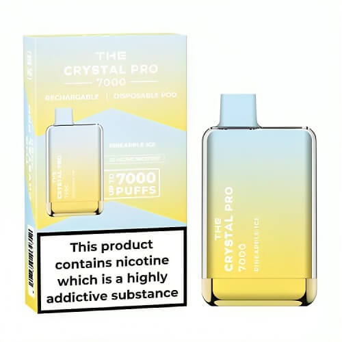 The Crystal Pro 7000 Disposable Vape Puff Pod Box of 10 vapeclubuk.co.uk