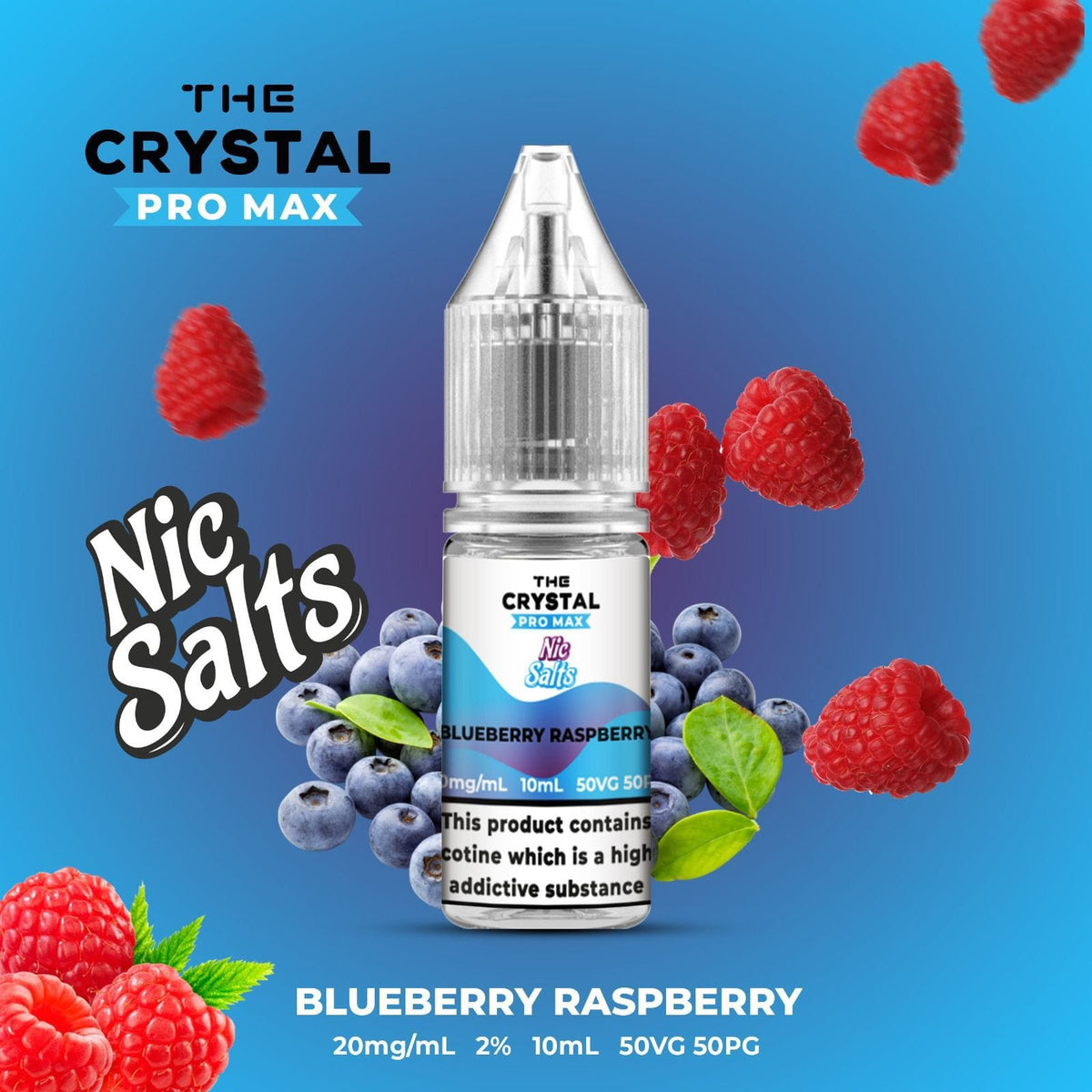 The Crystal Pro Max Vape Nic Salts 10ml - Box of 10 - cobravapes