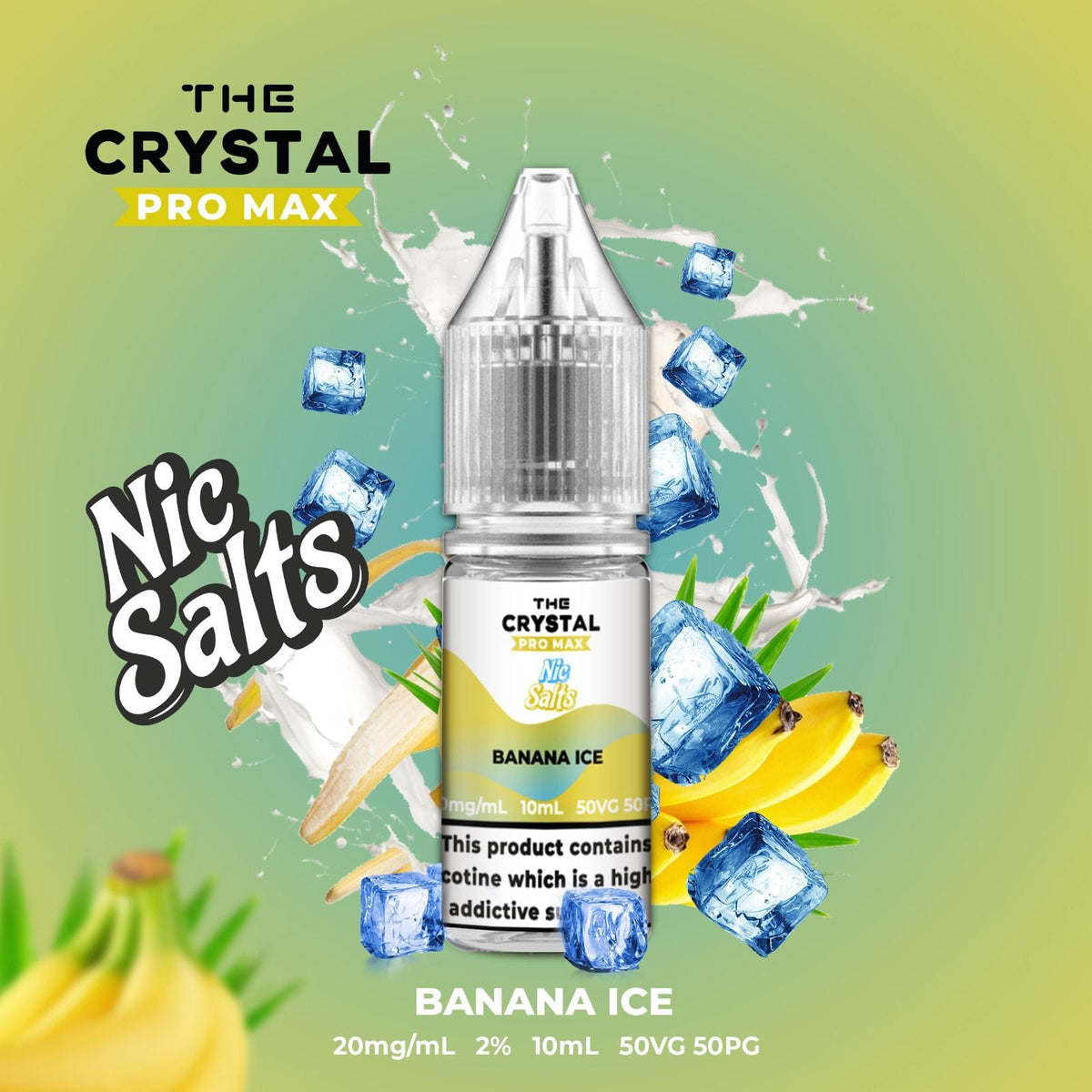 The Crystal Pro Max Vape Nic Salts 10ml - Box of 10 - cobravapes